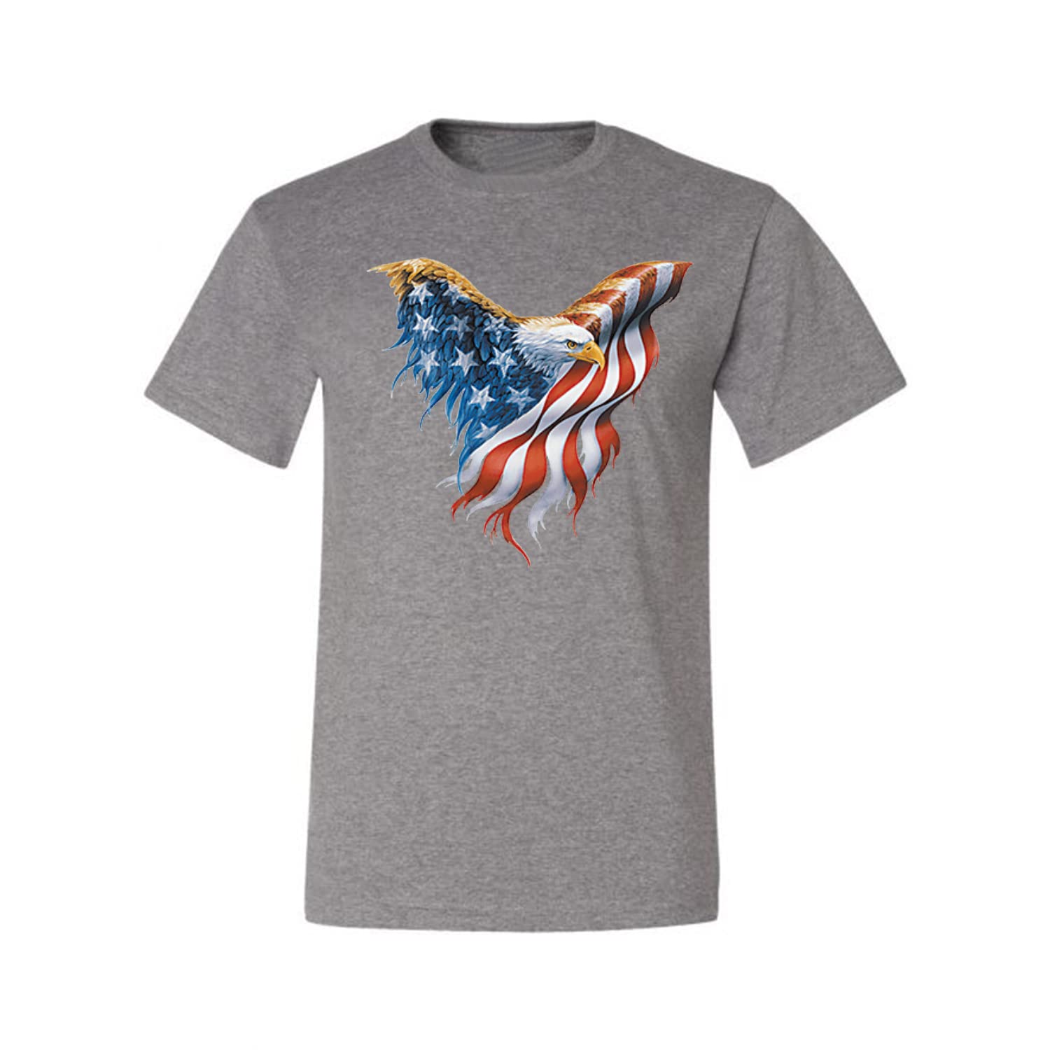 American Flag Eagle Patriotic Graphic T-Shirt for Men | USA Pride Americana Tee | Casual Wear & Independence Day Celebration