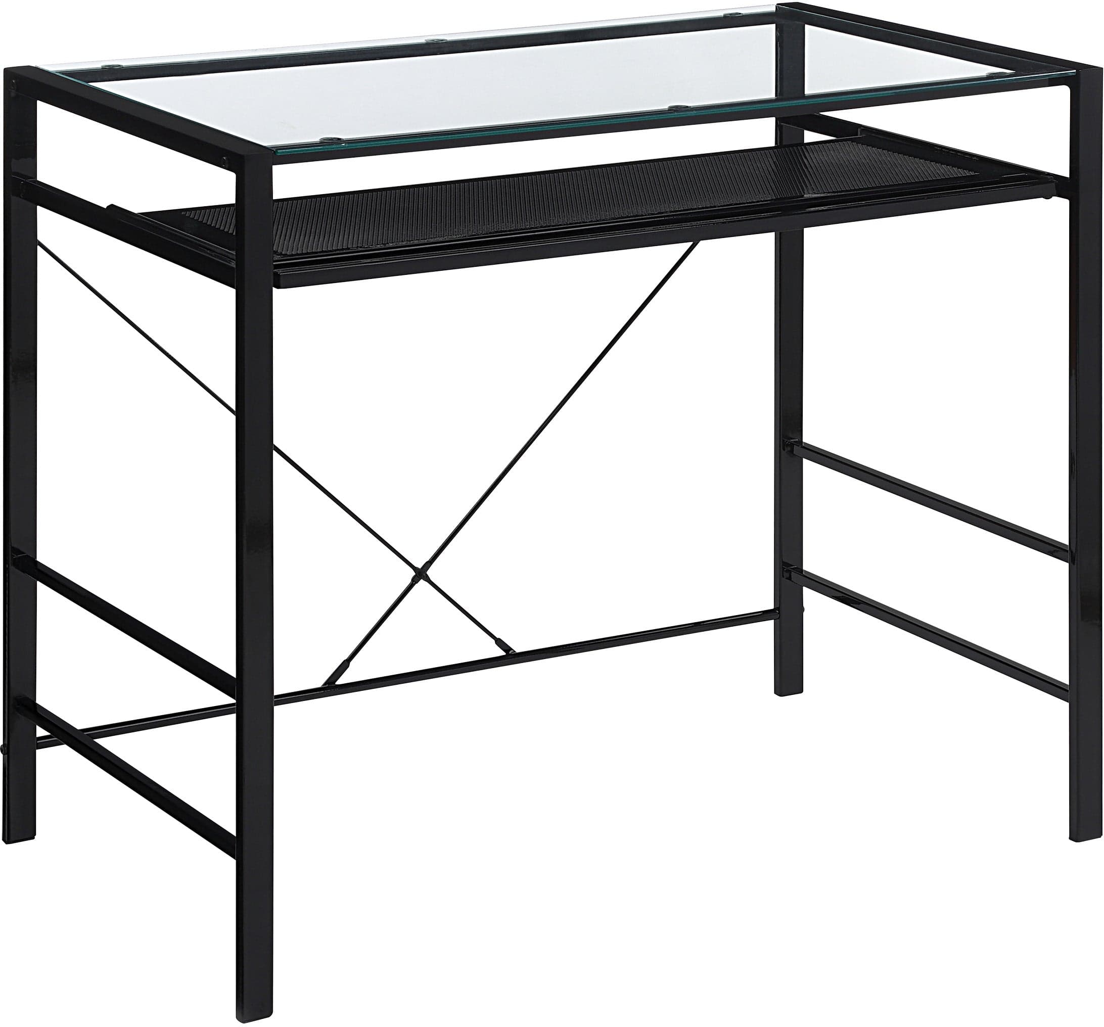 Office Star Zephyr Computer Desk [ZHR3620] - Modern Home Office Desk with Sturdy Metal Frame for Work & Study - Perfect for Small Spaces & Remote Work
