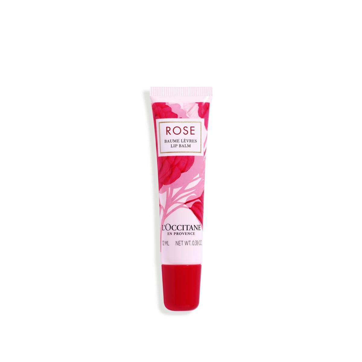 L'Occitane Rose Lip Balm - Moisturizing & Nourishing Lip Care for Dry Lips | Perfect for Daily Use, Travel & Gifting