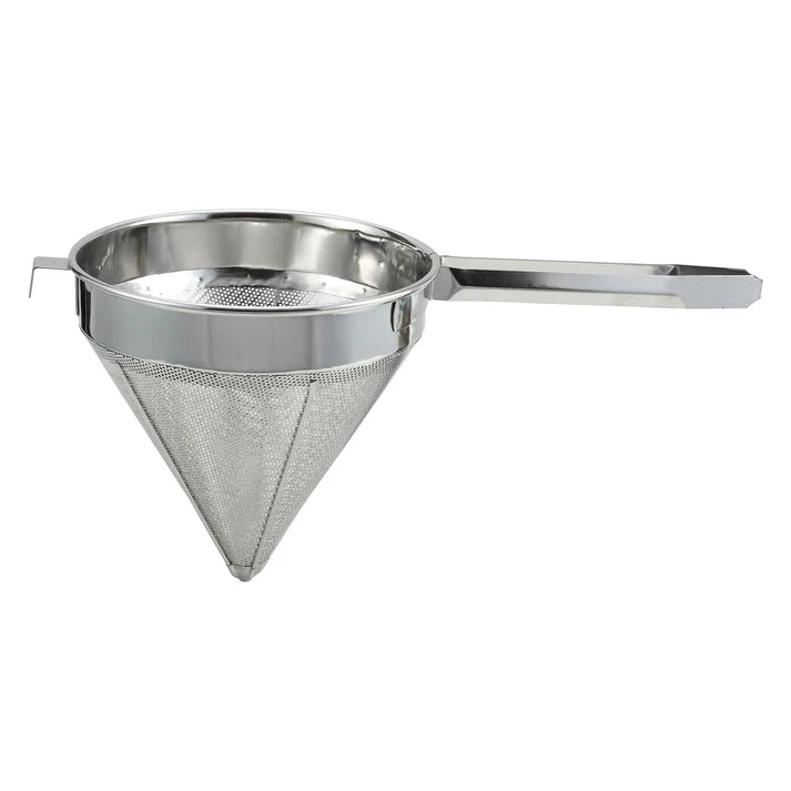 Winco 10 Fine China Cap Strainer CCS 10F - Premium Commercial Kitchen Strainer for Restaurants, Catering & Home Cooking - Perfect for Straining Soups, Sauces & Liquids