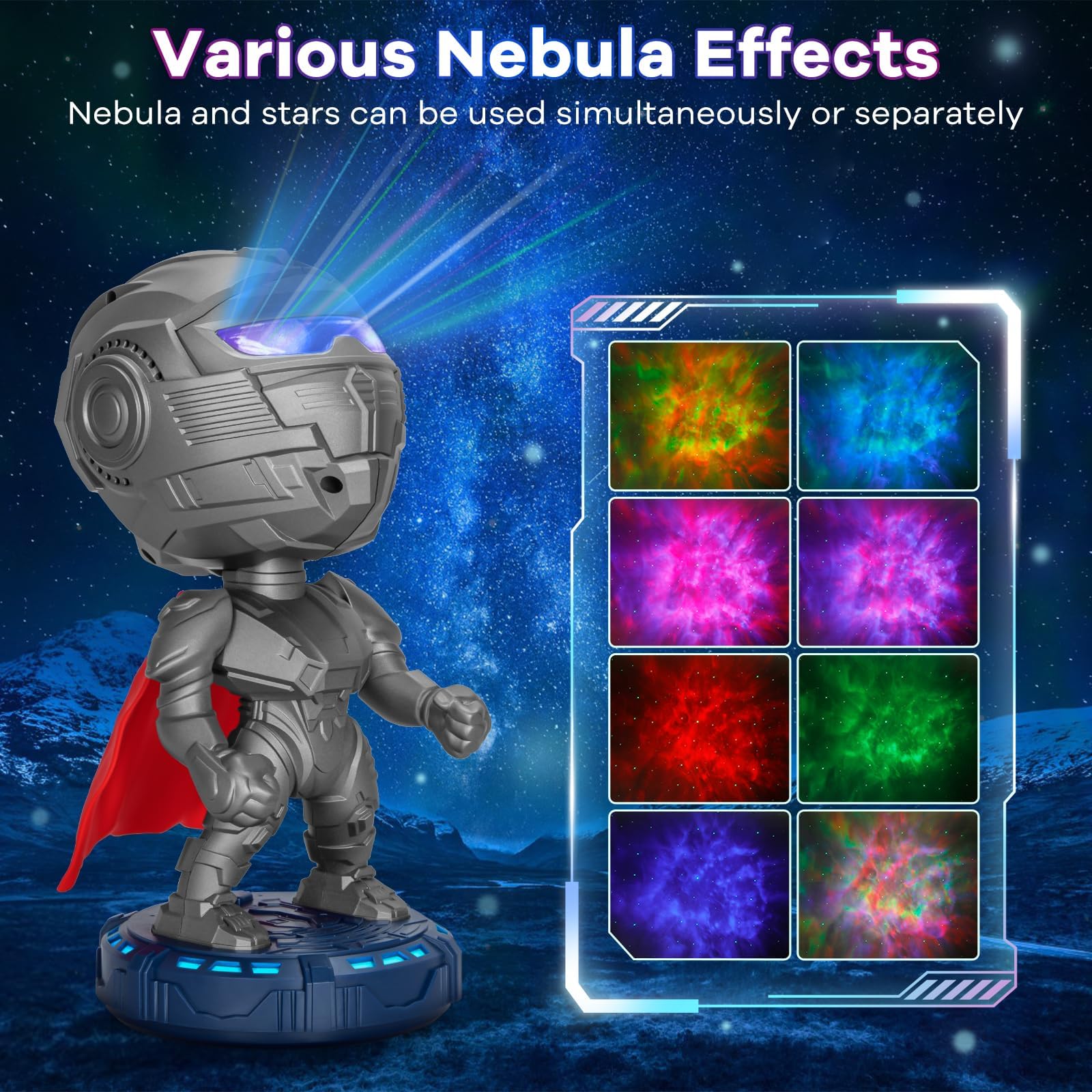 Galaxy Projector Night Light for Bedroom - Dienmern Star Projector with Remote & Timer, Nebula Ceiling Lamp for Kids & Adults | Perfect for Relaxation, Sleep Aid, Christmas Gifts, Birthday & Valentine's Day Presents