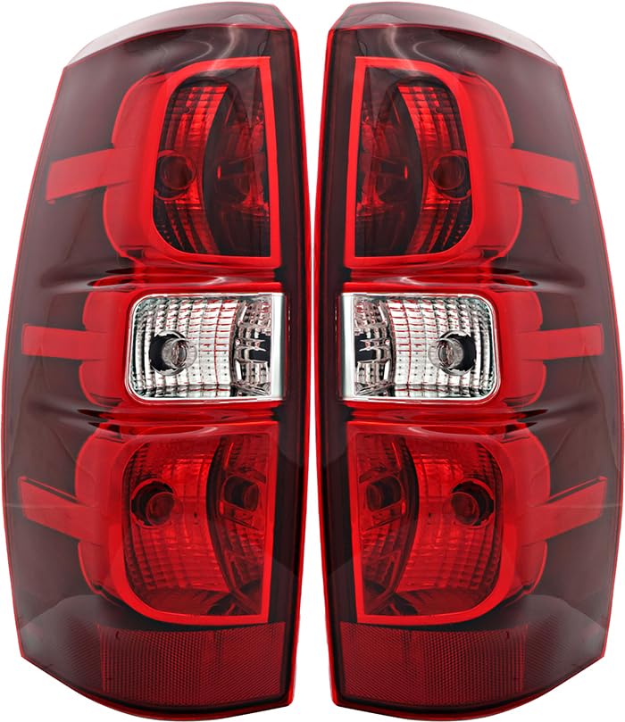 Chevrolet Chevy Avalanche Tail Lights Replacement Set - Driver & Passenger Side (2007-2013) | Durable LED Brake Lights for Night Driving & Enhanced Safety