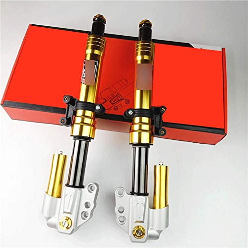 Universal 33MM Motorcycle Suspension Shocks - Adjustable Hydraulic Damping for Electric Motorbikes