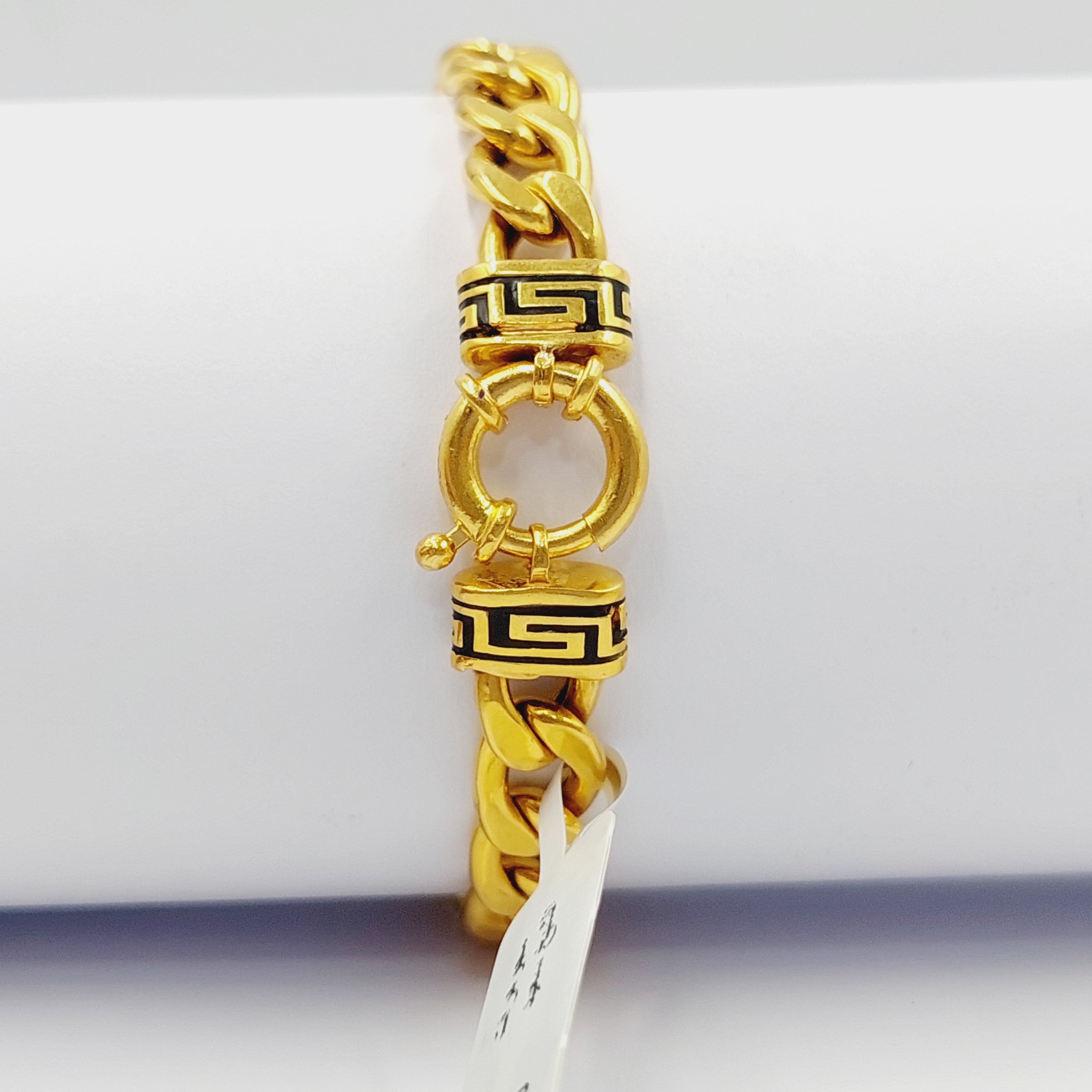 Stylish Enameled Cuban Link Bracelet for Men & Women - Trendy Hip Hop Jewelry for Parties, Gifts & Everyday Wear