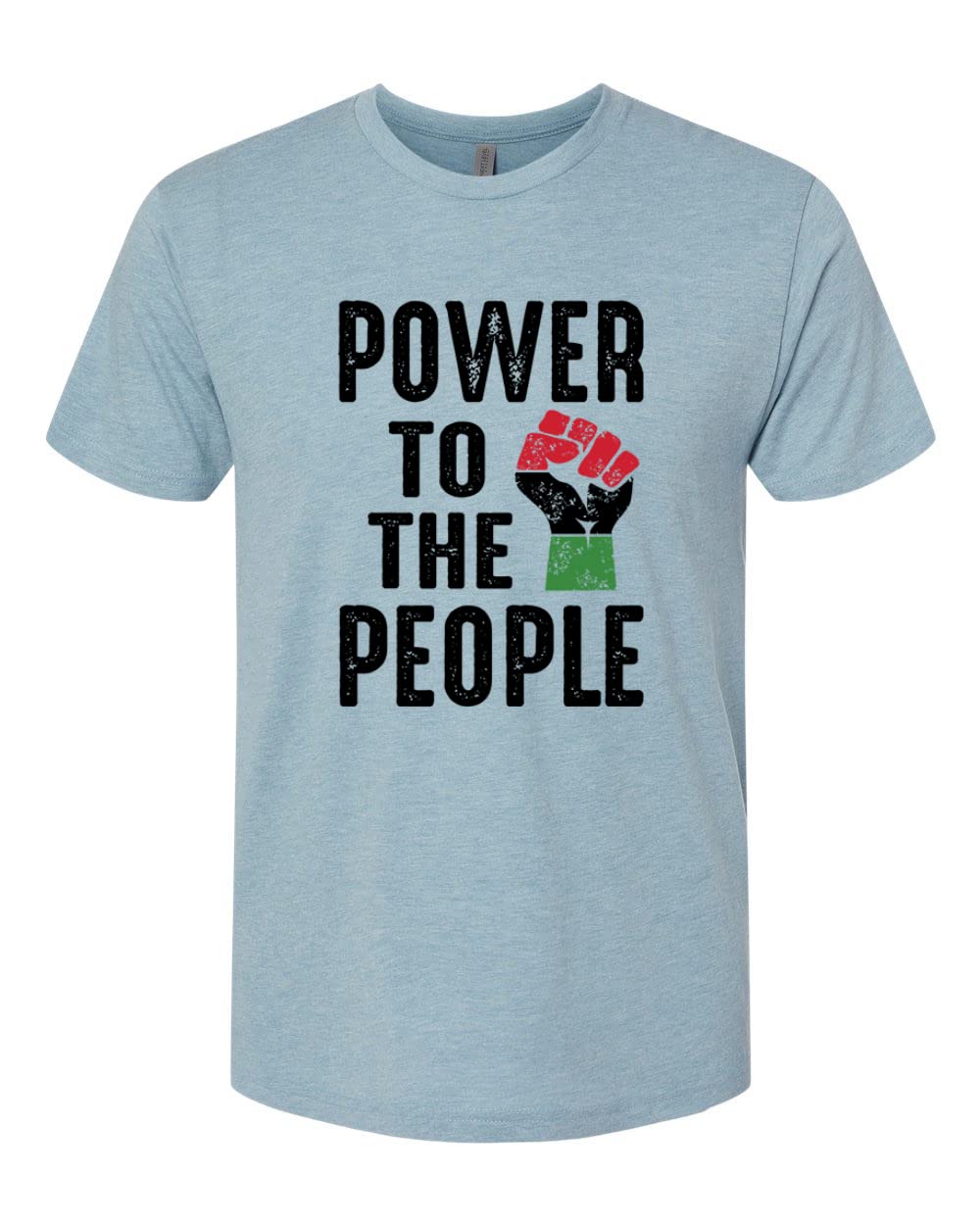 Black Pride Men's Premium Tri-Blend T-Shirt - Soft Cotton Comfort Fit - Black Power & African American Pride Apparel - Perfect for Protests, Cultural Events & Everyday Wear