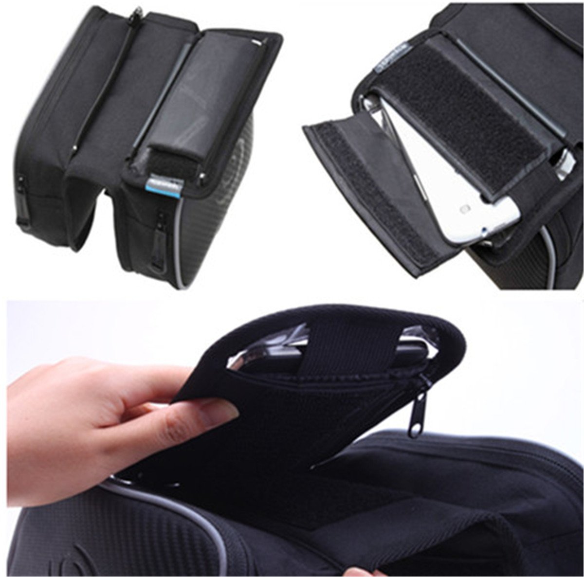 Premium Bike Phone Holder - Universal Waterproof Cycling Phone Pouch for iPhone & Android - Perfect for Mountain Biking, Commuting & Outdoor Adventures