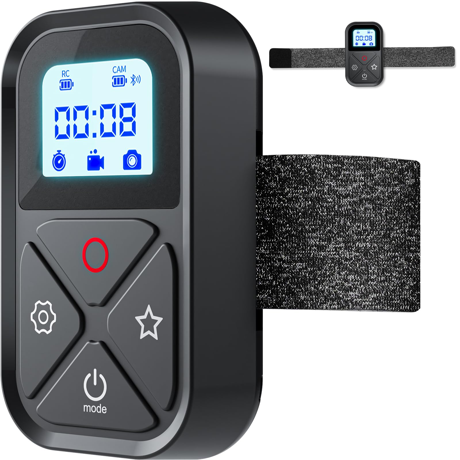TELESIN Wireless GoPro Remote with LCD - Bike & Motorcycle Accessories