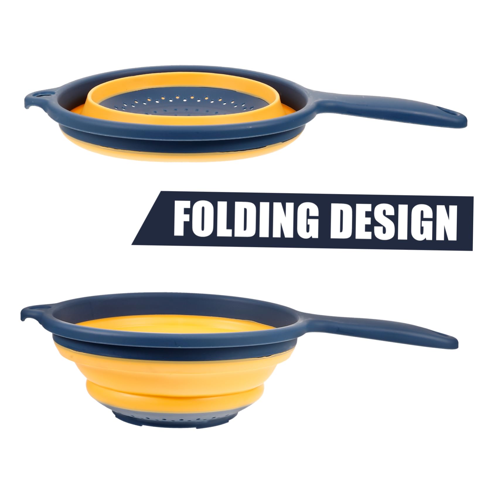1PC Foldable Vegetable Washing Basket - Kitchen Sink Colander Strainer for Fruits & Veggies - Durable Household Draining Basket for Efficient Washing & Drying - Perfect for Meal Prep, Salad Making & Kitchen Organization