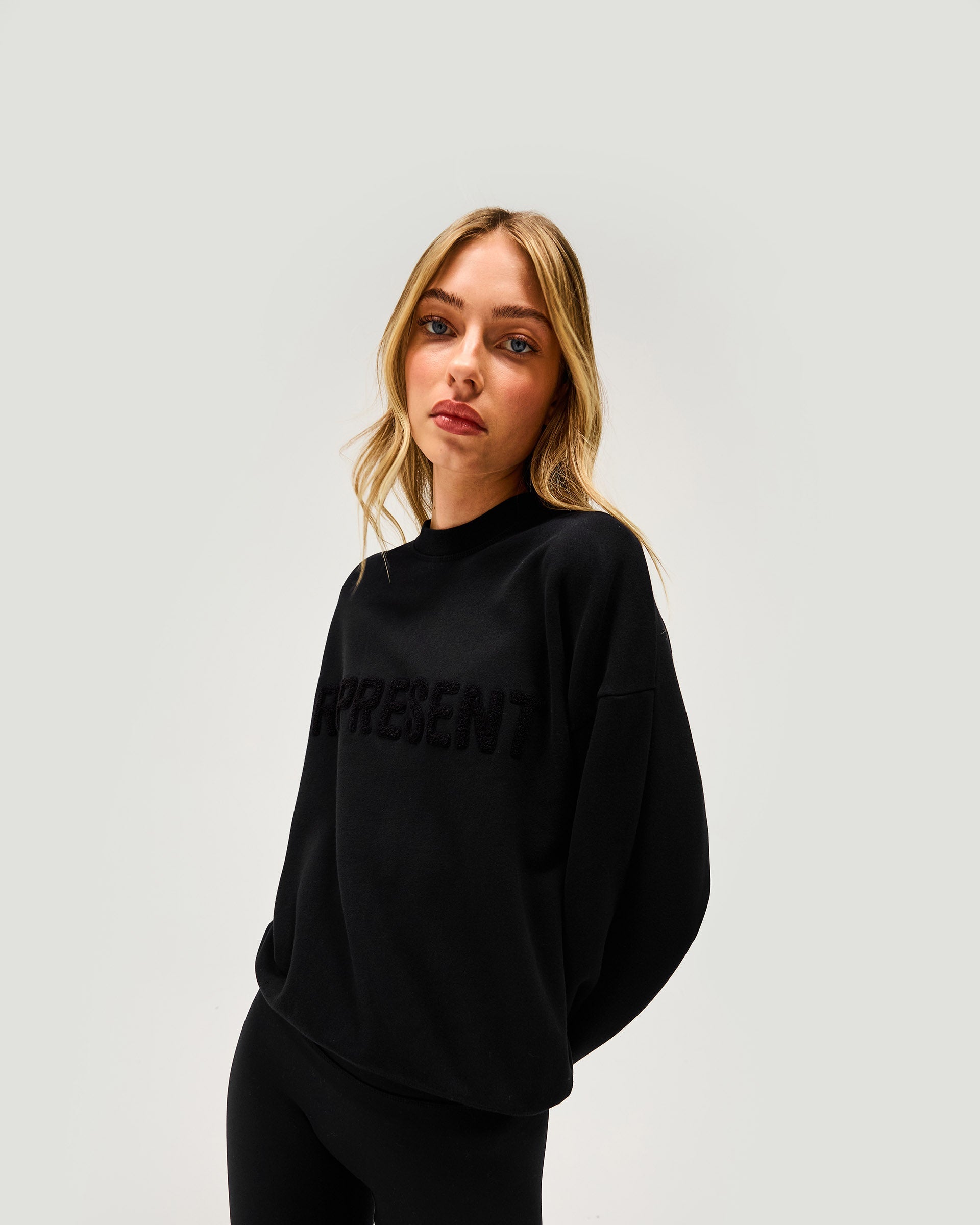 Owners Club Sweater - Premium Jet Black Knit Pullover for Men & Women | Cozy Winter Fashion, Casual Outfit, Lounge Wear