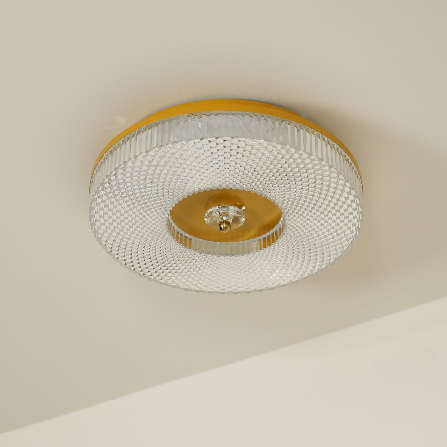 Ayla LED Flush Mount Ceiling Light Fixture - Modern Round Dimmable Lighting for Bedroom, Kitchen, Hallway & Living Room - Energy Saving Bright White Light (3000K) - Easy Installation Indoor Ceiling Lamp