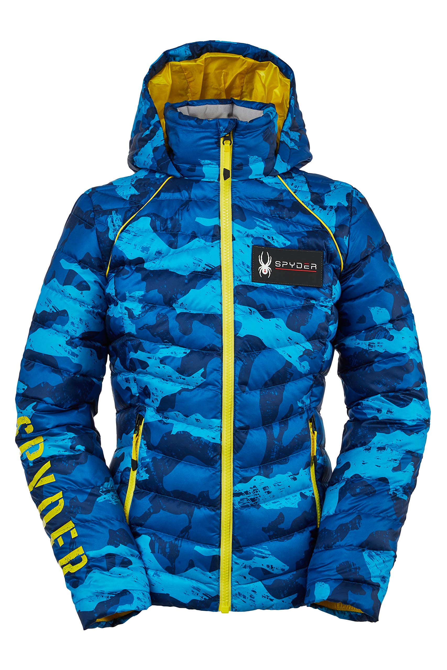 Spyder Active Sports Women's Timeless U.S. Ski Team Down Jacket - Warm Winter Puffer Coat for Skiing, Snowboarding & Outdoor Adventures