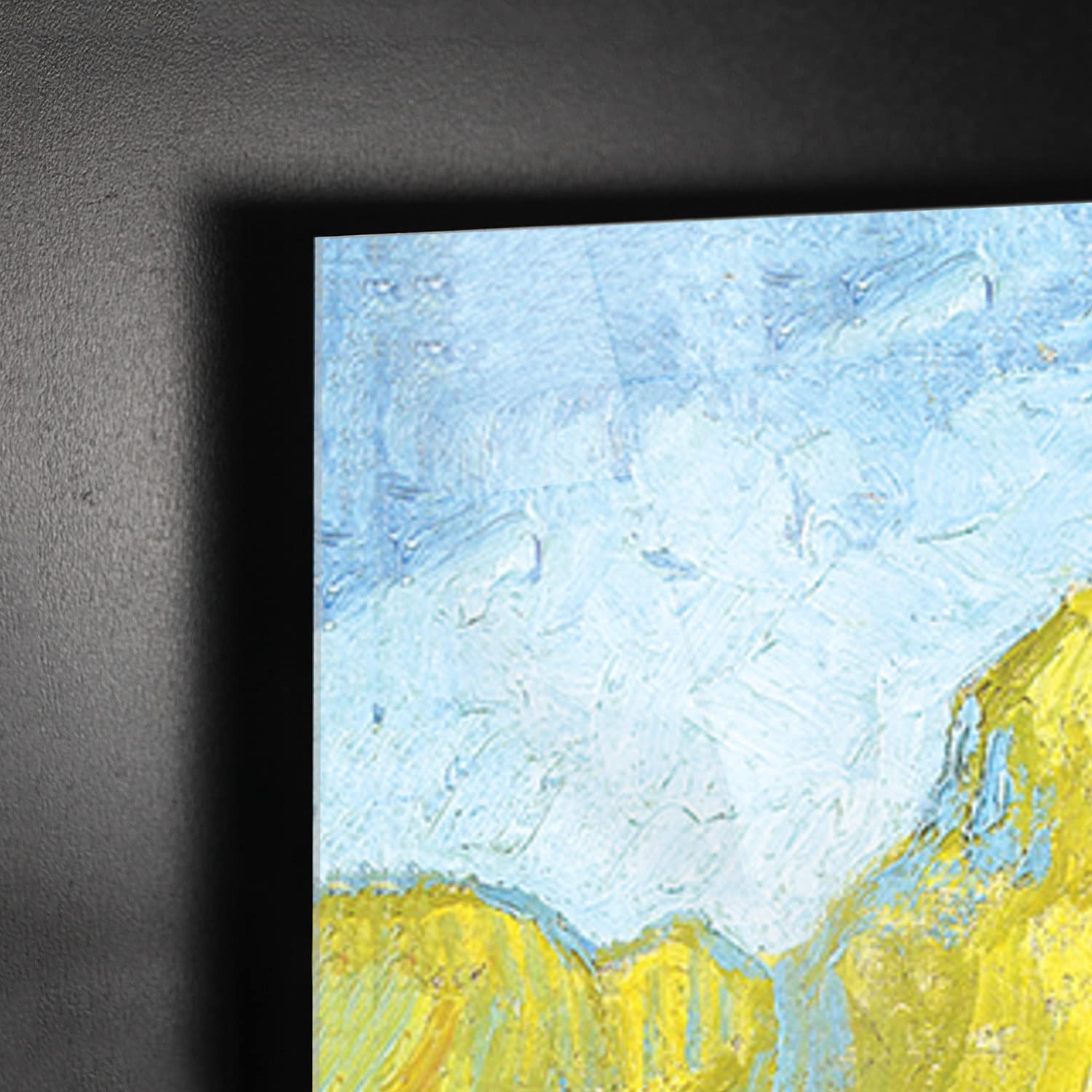 Giallobus - Vincent Van Gogh 'Man Binding Sheaves' Acrylic Glass Wall Art - 100x140 cm - Ready to Hang - Modern Home Decor for Living Room, Bedroom & Office