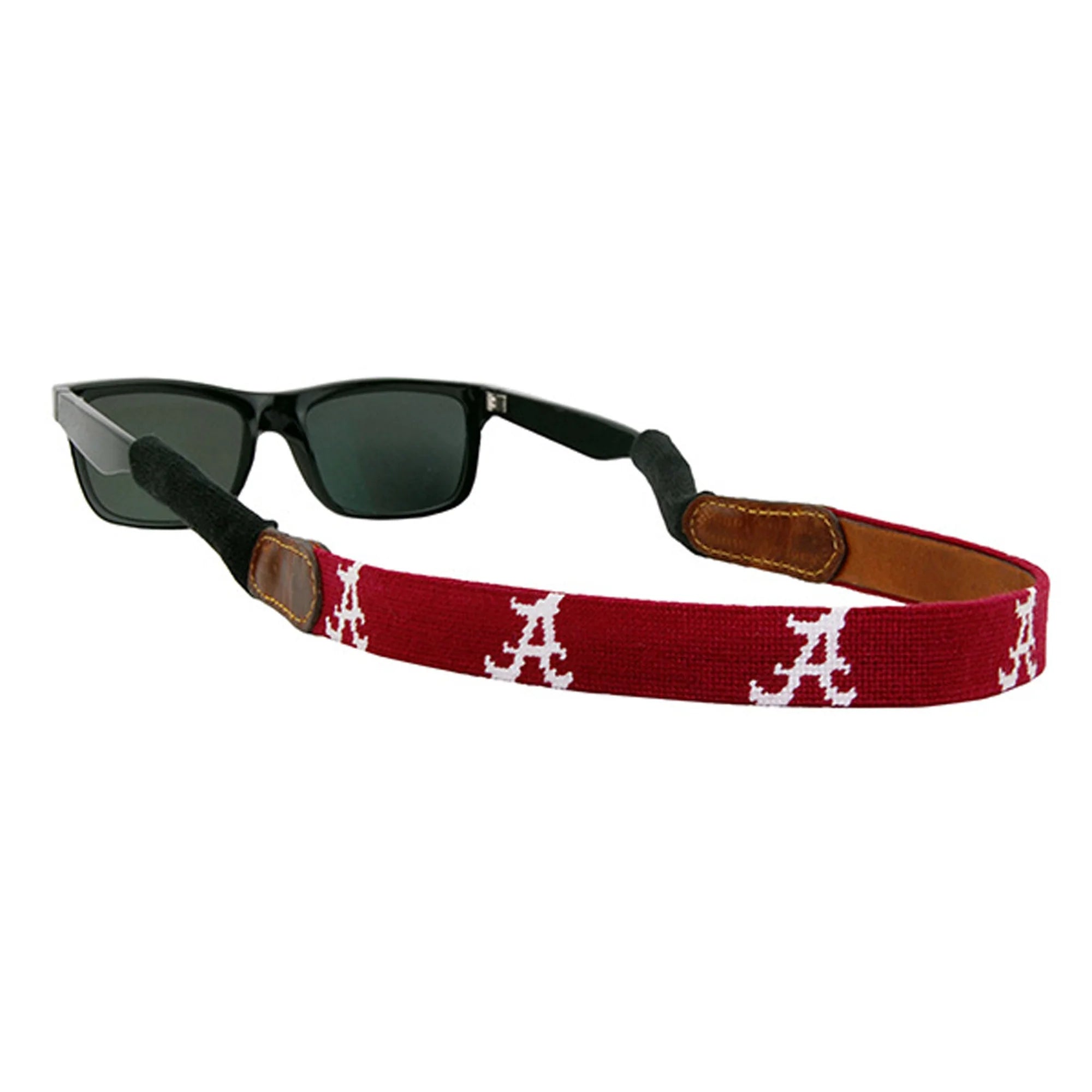 Alabama Sunglass Straps - Secure & Adjustable Eyewear Retainer for Sports & Outdoor Activities | Garnet Red Color | Perfect for Running, Hiking, and Beach Days