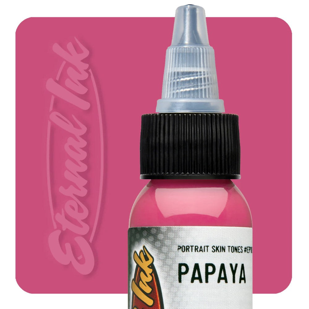 Eternal Ink Portrait Skin Papaya Tattoo Stencil - Perfect for Tattoo Artists & Permanent Makeup - Ideal for Realistic Skin Tone Practice & Training
