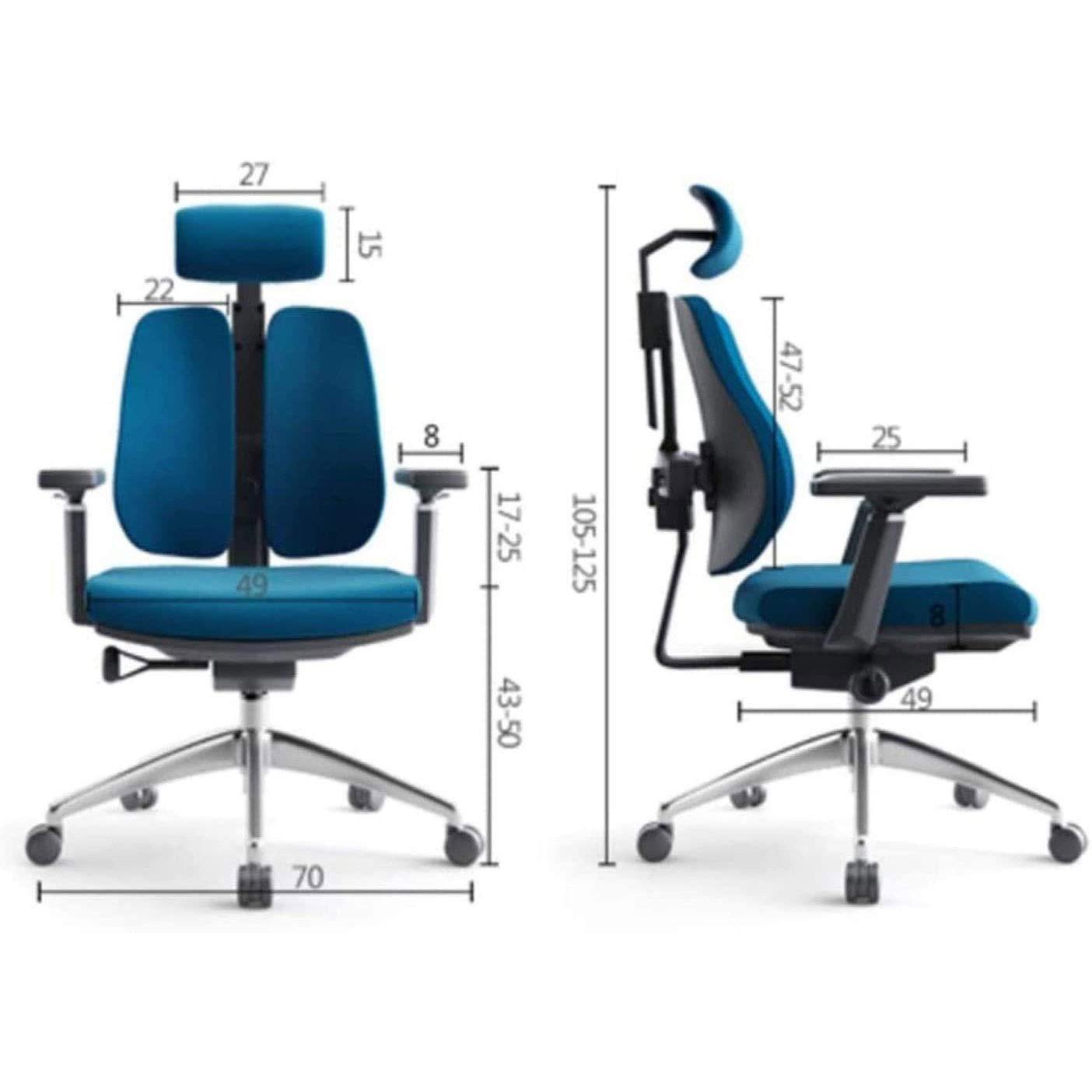 Ergonomic Mesh Office Chair - Adjustable Lumbar Support & Breathable Backrest for Home & Work, Perfect for Long Hours Sitting at Computer Desk