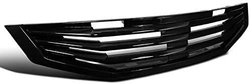 2008-2010 Honda Accord Coupe Black ABS Mugen Style Front Grille Replacement - Upgrade Your 2-Door Car Appearance for Street Racing & Car Shows