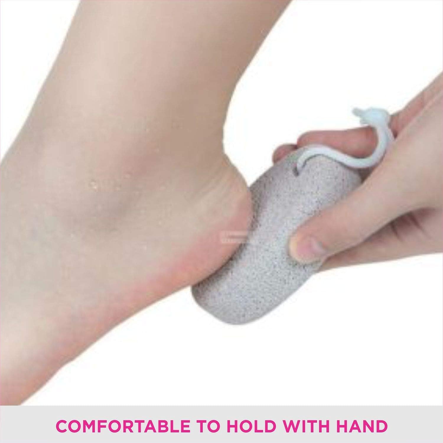 Natural Pumice Stone for Feet & Hands – Lava Rock Pedicure Tool for Callus & Dead Skin Removal – Exfoliating Foot File for Heels, Elbows & Rough Skin – Perfect for Home Spa & Pedicure Care (Pack of 1)
