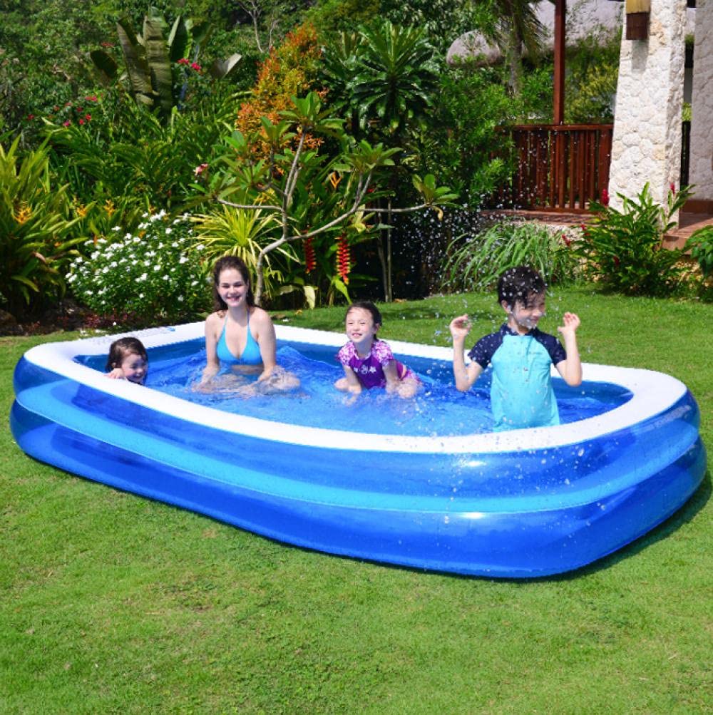 **Inflatable Kids Paddling Pool - 71 x 55 x 18 Inches, Summer Garden Play Pool for Children, Outdoor Water Fun, Home & Backyard Use**    *(Perfect for Toddlers, Backyard Splash Play, Summer Parties, and Outdoor Family Fun)*