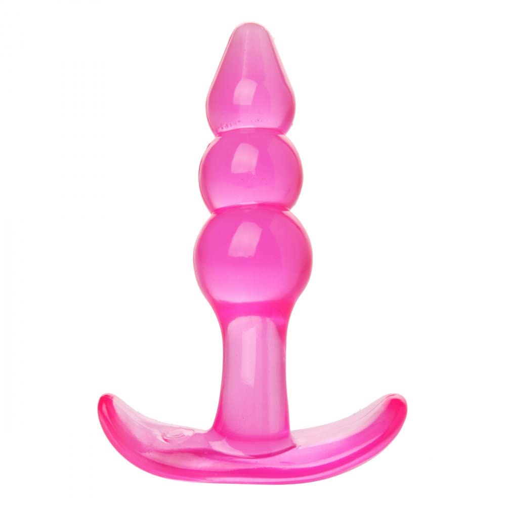 Bubbles Bumpy Starter Anal Plug - Pink (AD921) | Beginner-Friendly Silicone Butt Plug for Comfortable Anal Training & Play | Perfect for Couples & Solo Exploration