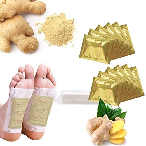 Dr. Pen Detox Foot Patches - Natural Pain-Free Foot Pads for Stress Relief & Better Sleep, Body Cleansing & Toxin Removal Kit (10 Pads) - Perfect for Nighttime Relaxation & Wellness Routine