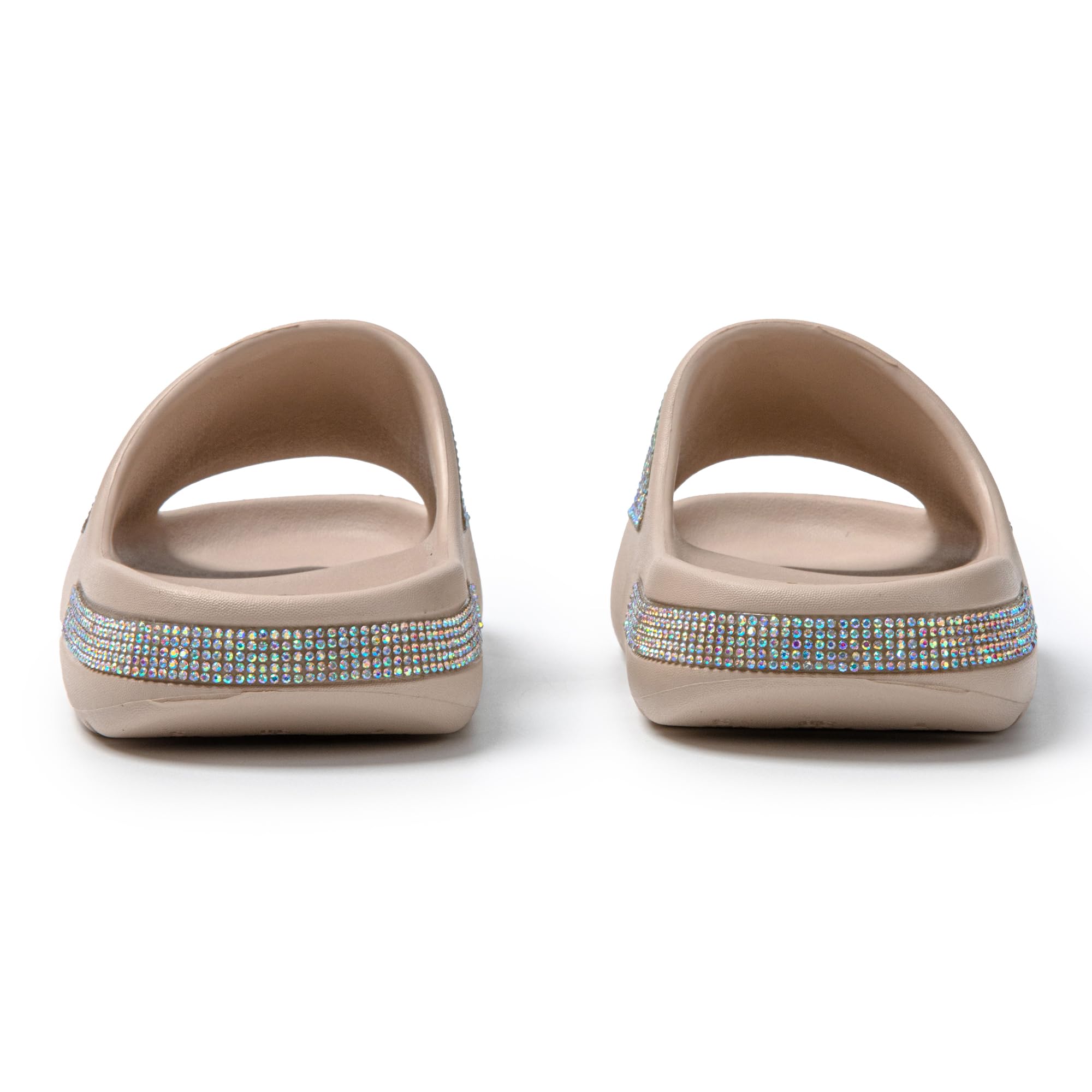 JOMIX Women's Summer Eva Rubber Slippers with Stars - Comfortable House Slippers for Home, Beach, Pool & Outdoor Use - Non-Slip Sandals for Relaxation, Travel & Vacation