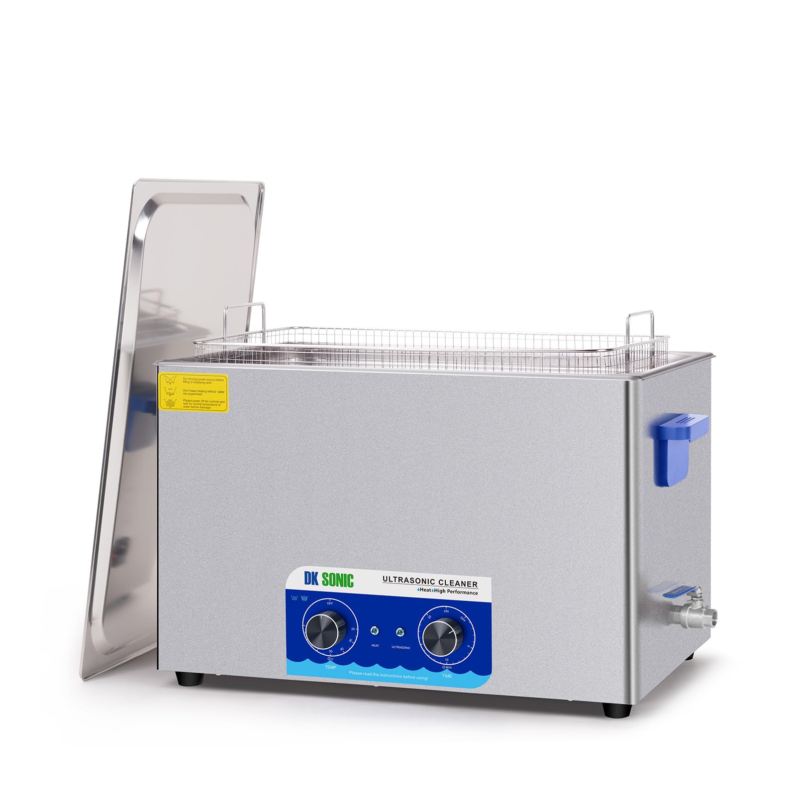 DK SONIC 30L Ultrasonic Cleaner with Timer & Heater - Stainless Steel Industrial Parts Cleaner for Guns, Jewelry, Tools (7.92Gal/110V) - Perfect for Home Workshops, Dental Labs & Automotive Repair Shops