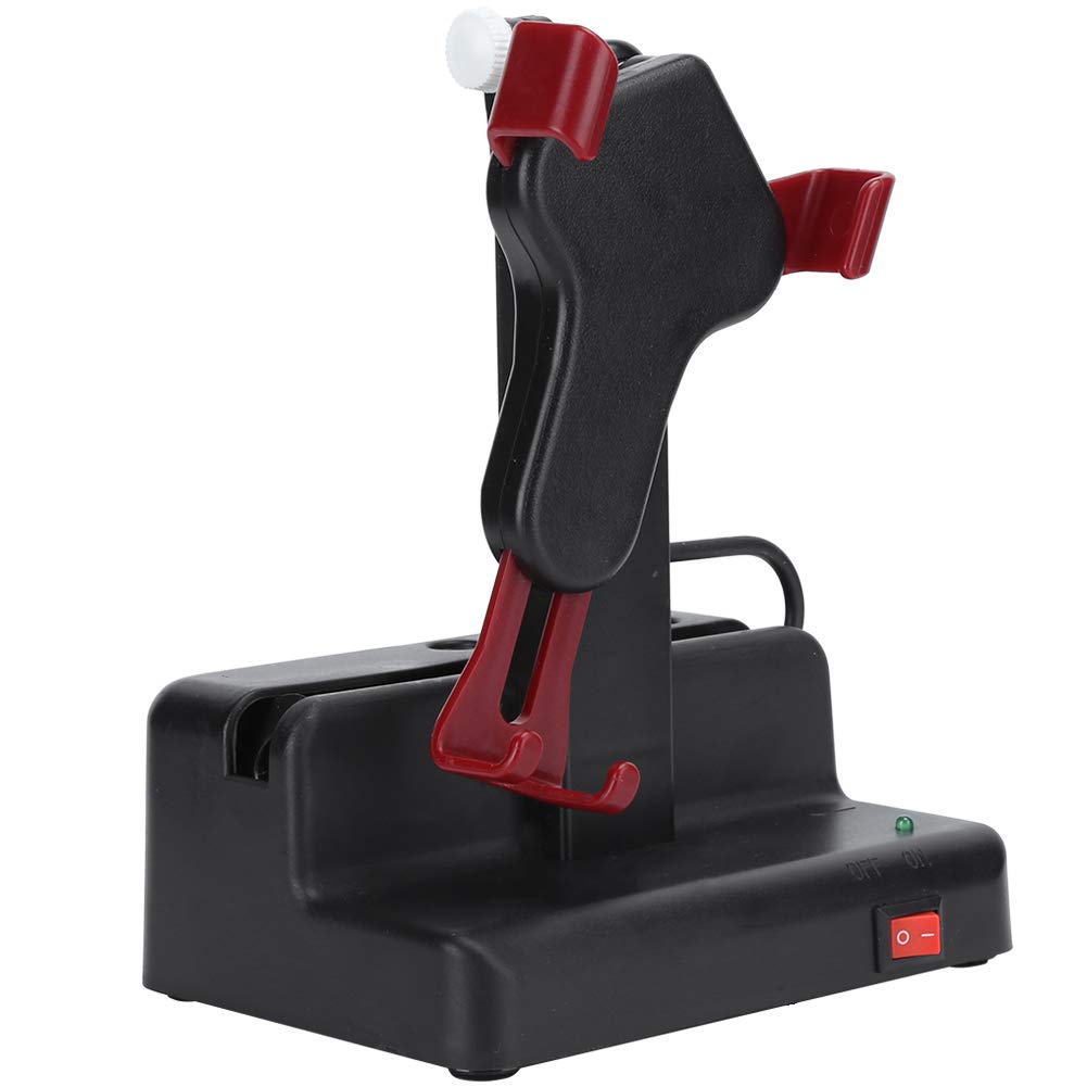 FASJ Stable Adjustable Phone Stand with Auto Shaker - Dark Red Smartphone Holder for Home, Car & Office | Perfect for Video Calls, Cooking Recipes & Hands-Free Viewing