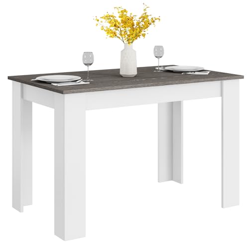 White & Dark Gray