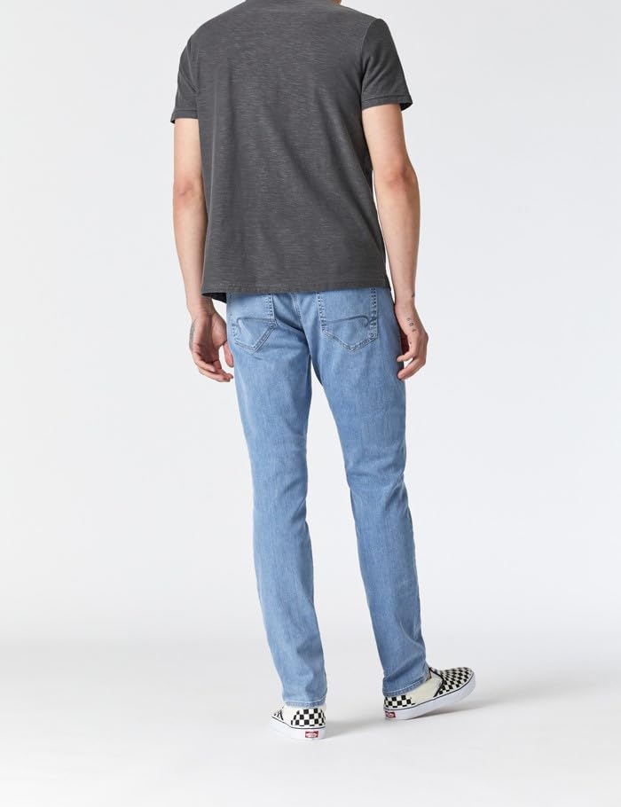 Mavi Jake Men's Slim Fit Jeans - Regular Rise, Slim Leg, Light Indigo Williamsburg (38x34) | Comfortable & Stylish Denim Pants for Casual Wear, Office & Night Out