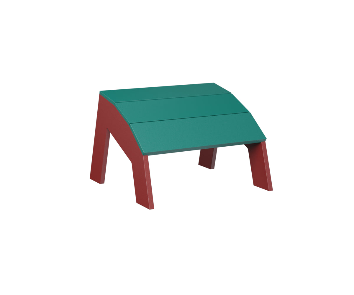 Berlin Gardens Nordic Adirondack Footstool - Outdoor Patio Furniture, Solid Wood Footrest for Garden, Deck & Poolside Relaxation