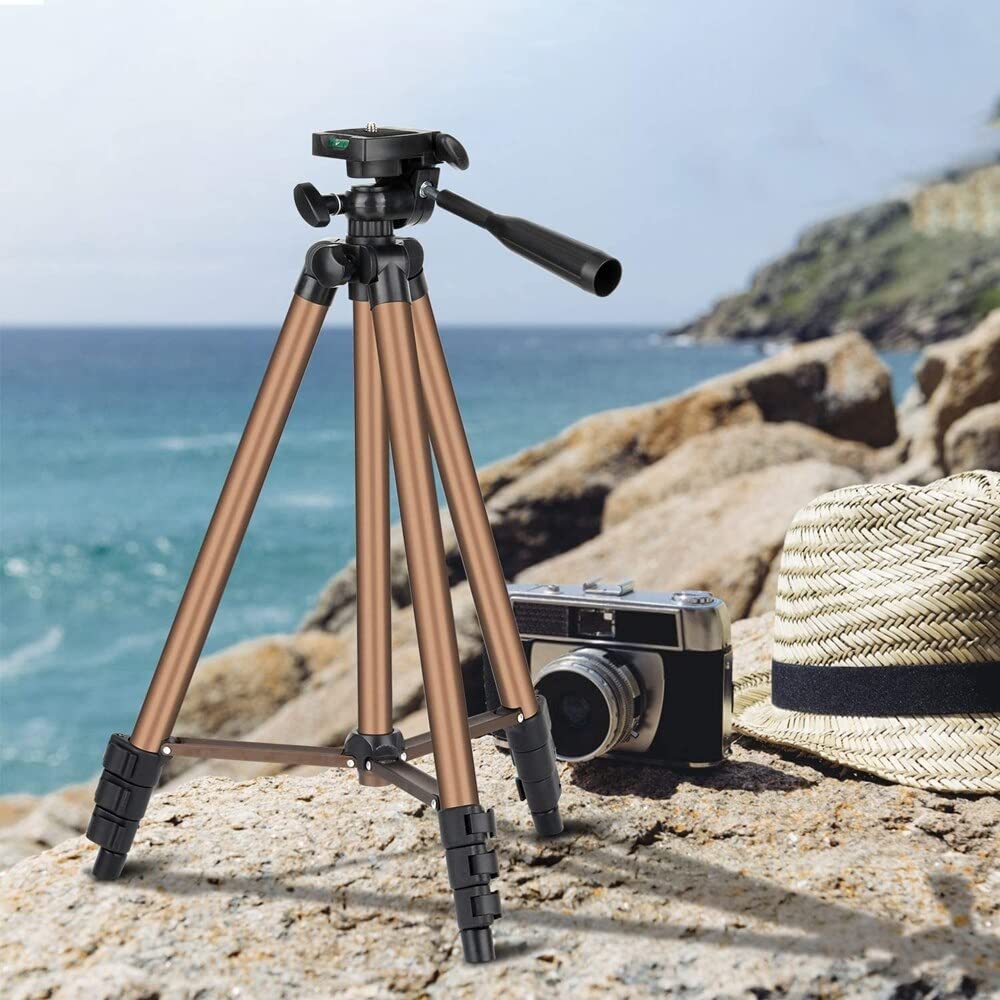 RajoNN Mini Flexible Tripod Stand with Phone Holder - Adjustable Hose Tripod for Camera, Projector, Selfie Stick & Mobile Phone (Black) - Perfect for Vlogging, Live Streaming, Photography & Video Recording