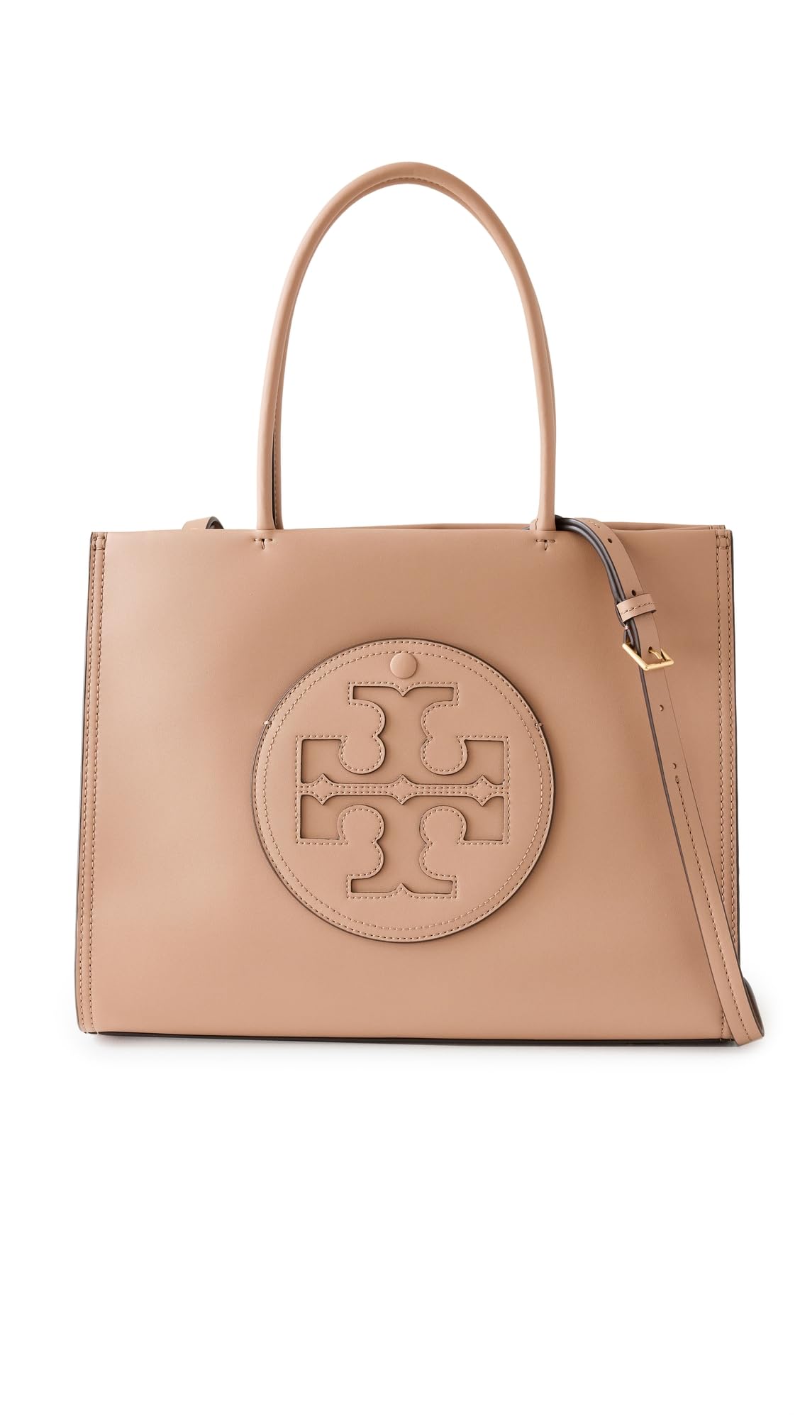 Tory Burch Women's Small Ella Bio Tote Bag - Stylish Vegan Leather Handbag for Work, Travel & Everyday Use