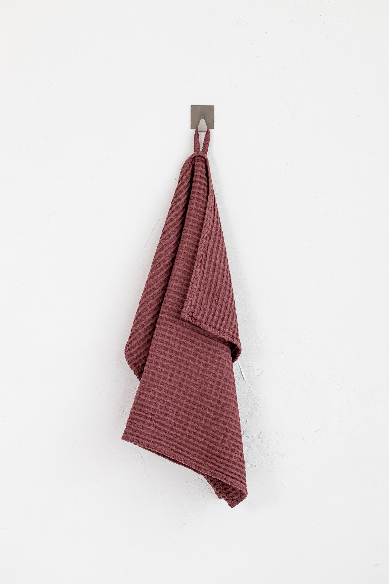 Premium Waffle Weave Kitchen Towels Set of 2 - Super Absorbent & Quick Drying - Red Cotton Dish Towels for Kitchen, Bathroom & Cleaning - Perfect for Cooking, Drying Dishes & Household Chores