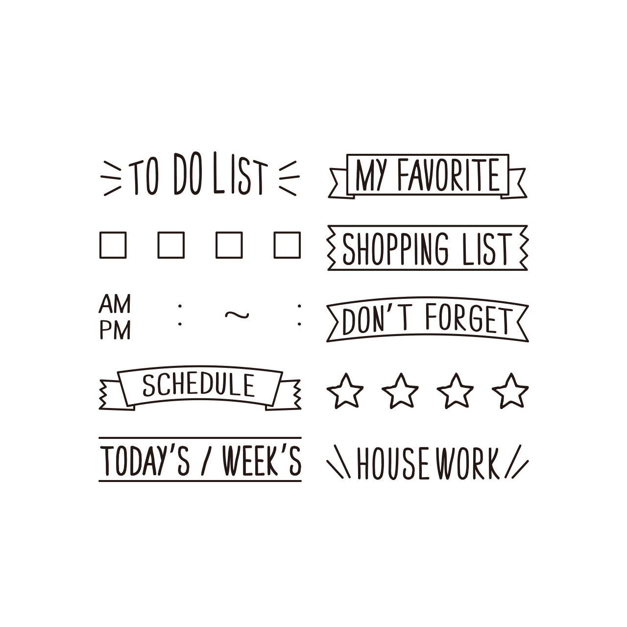 Creative Journaling Stamps Set - 50+ Unique Handmade Rubber Stamps for Scrapbooking, Bullet Journal & Planner Decorations - Perfect for DIY Crafting, Memory Keeping & Gift Making