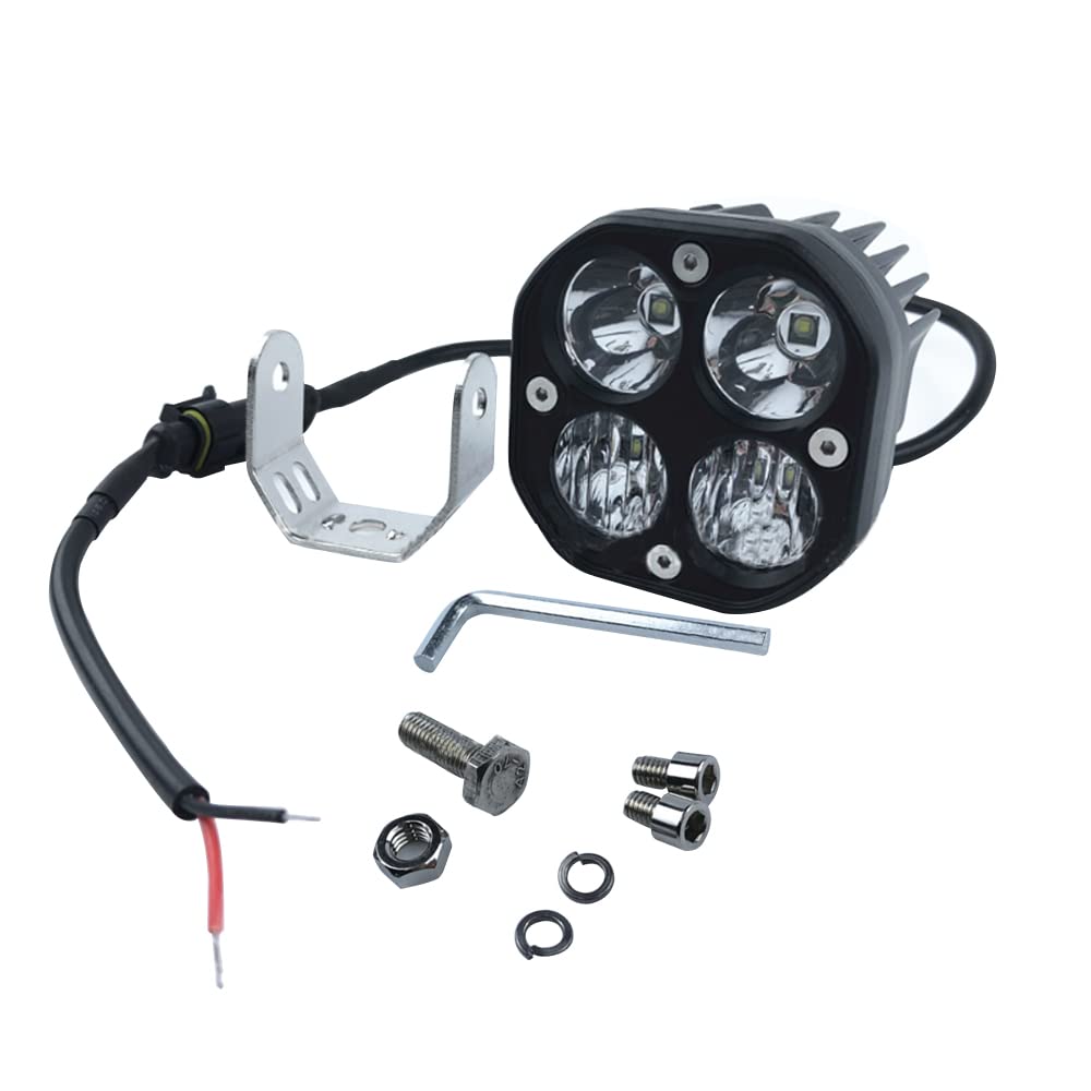 **40W Super Bright LED Offroad Driving Lights - 2PCS 3 Inch Waterproof Fog Lights for Cars, Trucks, ATV, UTV, Boats & Motorcycles (Yellow/White) - Perfect for Night Off-Roading, Work Lighting & Bumper Auxiliary Lights**