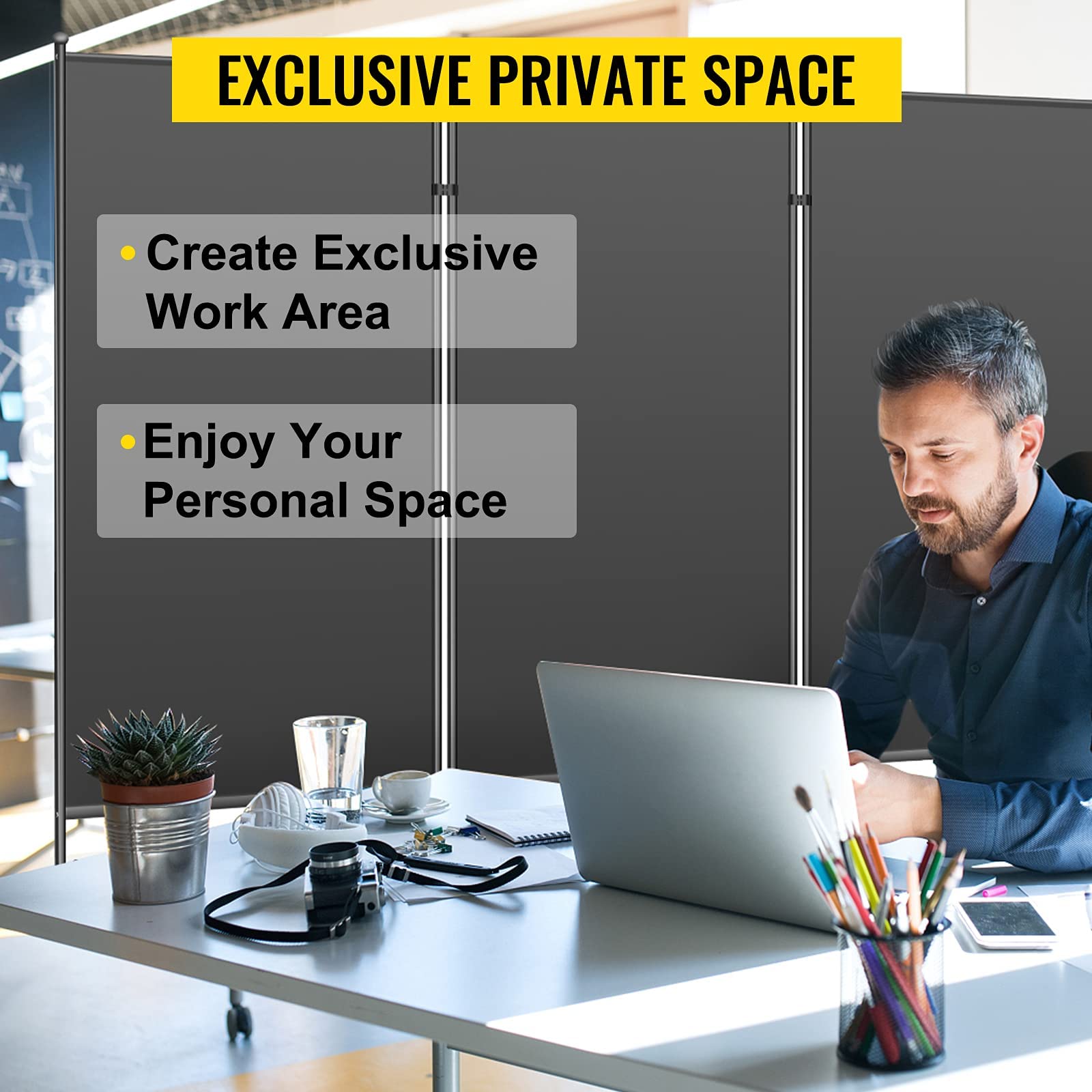 6 Panel Privacy Room Divider Screen - 204