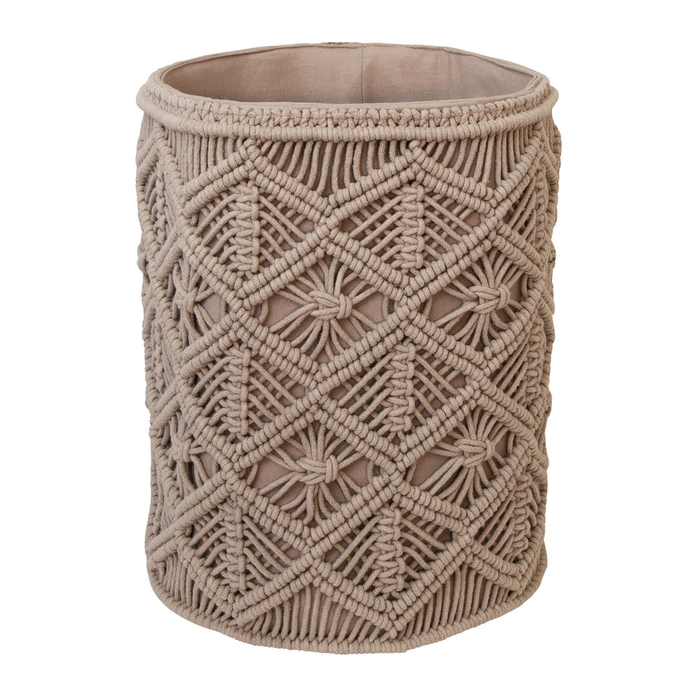 Luisa Basket 30x30x40cm Irish Cream Woven Storage Basket - Handmade Natural Fiber Organizer for Home Decor, Laundry, Toys & Blankets | Perfect for Living Room, Bedroom & Nursery Storage