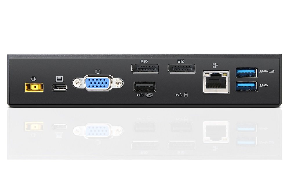 Lenovo 40A90090UK ThinkPad USB-C Docking Station - Universal Laptop Dock for UK/HK/SGP/SRI/MAS - Compatible with Multiple Laptops | Perfect for Home Office & Business Workspaces