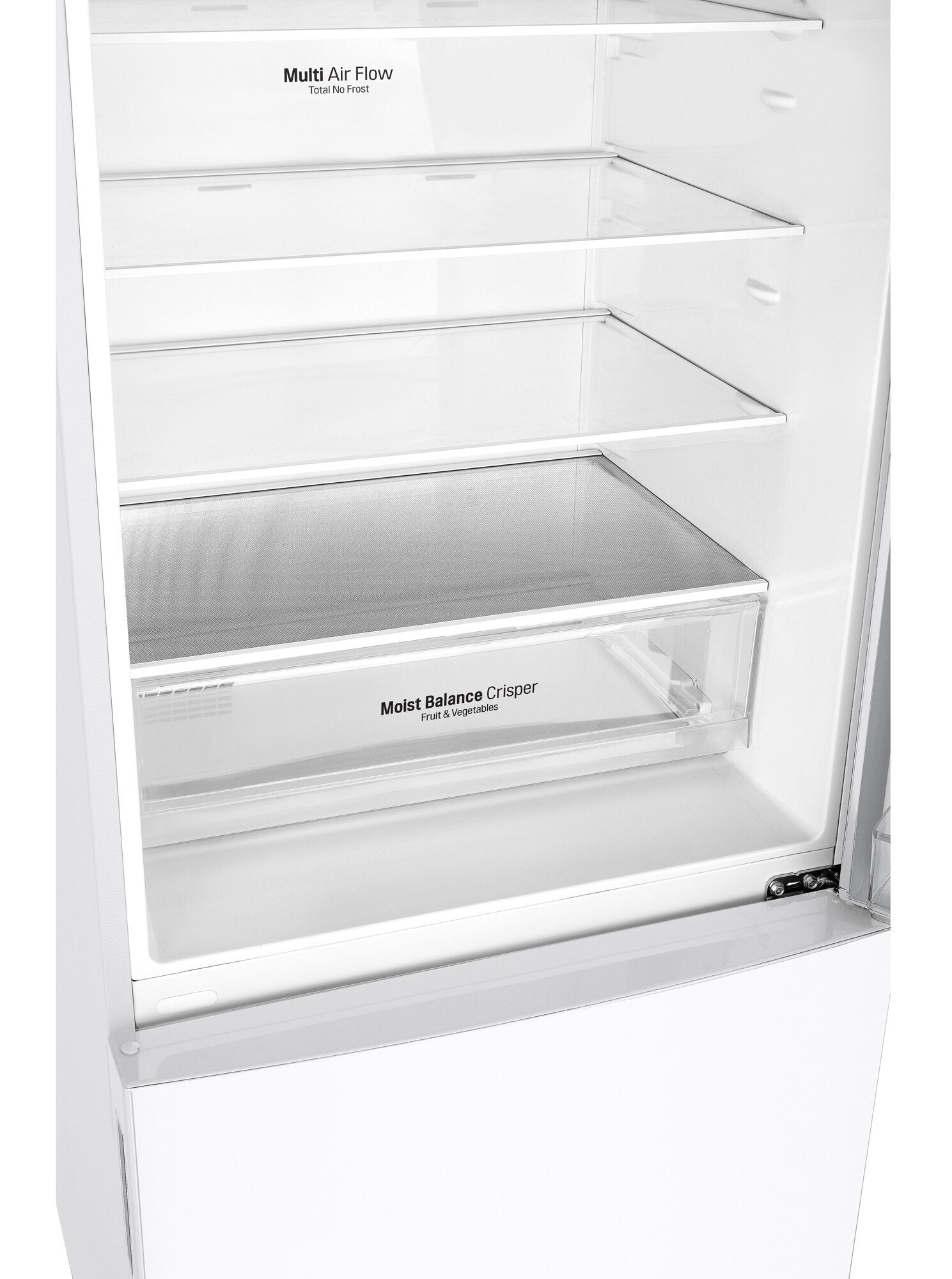LG 455WL 420L Bottom Mount Refrigerator - Energy Efficient White French Door Fridge for Modern Kitchen | Perfect for Family Homes & Open-Plan Living Spaces
