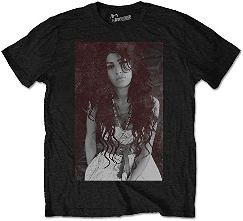 Amy Winehouse Back to Black Chalkboard Slim Fit Men's T-Shirt - Small Black - Vintage Rock Band Tee for Concerts & Casual Wear