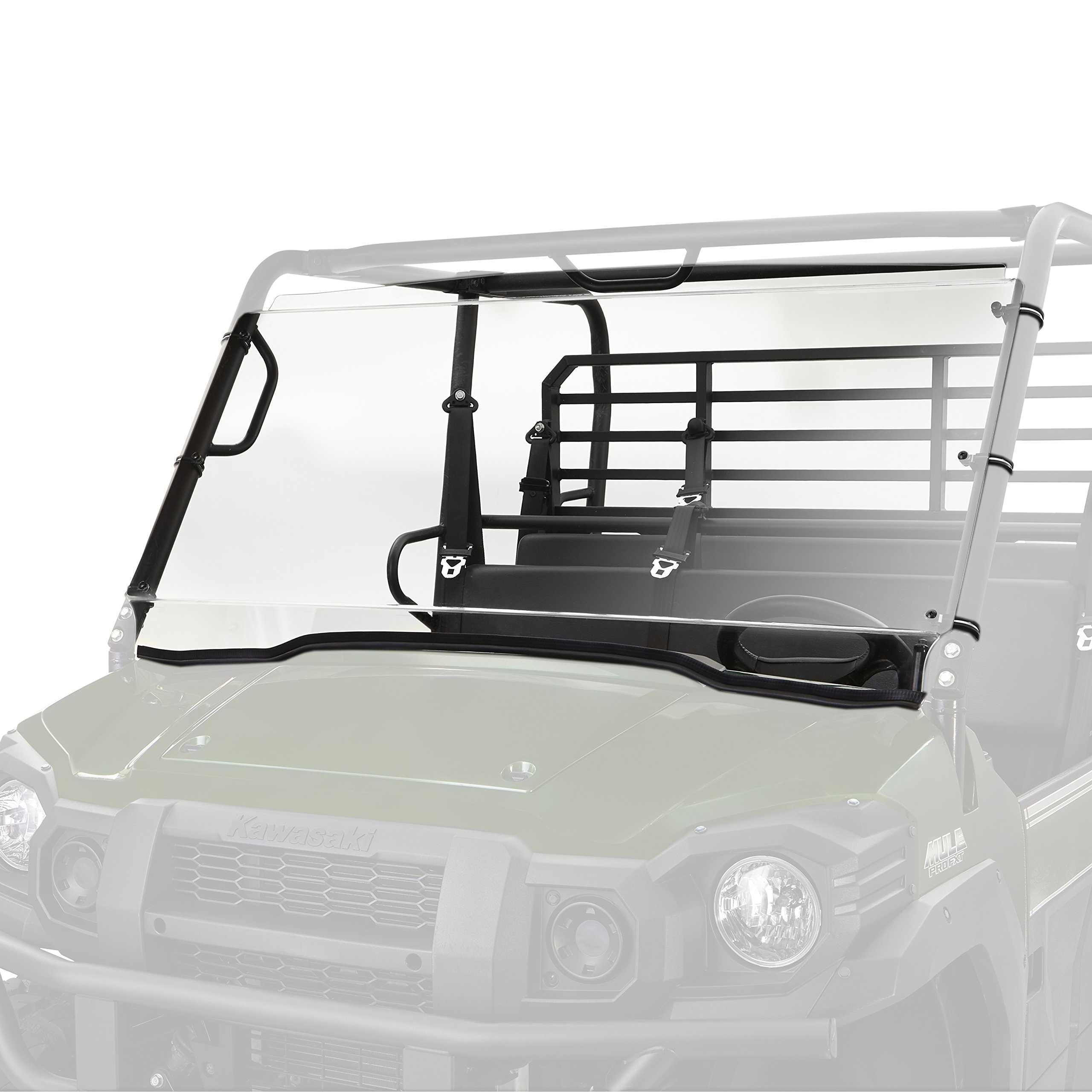 Kolpin Mule Pro FX Full Windshield (UC-2525) for UTV & ATV - Durable Polycarbonate Windshield for Off-Road Protection & All-Weather Riding
