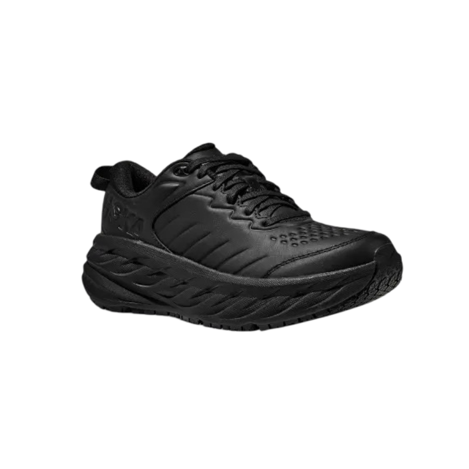 Hoka Bondi SR Men's Running Shoes - Black | Slip-Resistant & Cushioned for Work, Walking & All-Day Comfort
