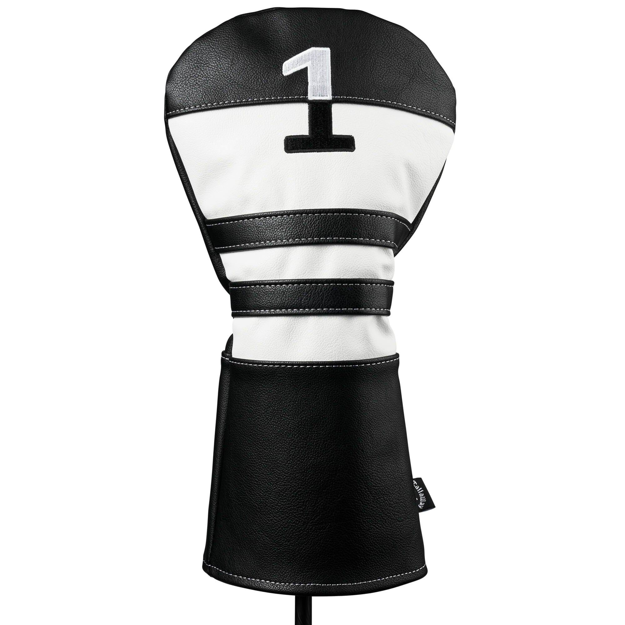 Callaway Vintage Golf Driver Headcover - Premium Leather Club Cover for Men & Women - Perfect for Golf Course & Driving Range Use