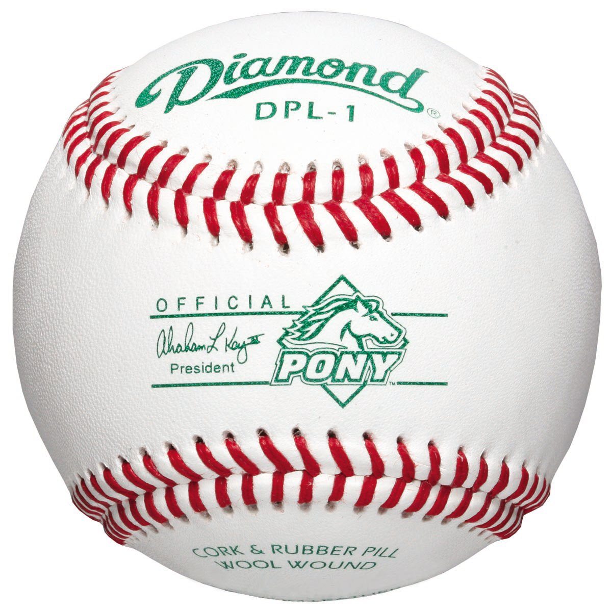 Premium Diamond RS Grade Pony League Baseballs (12 Pack) - DPL1 Official Game Balls for Youth Baseball Practice & Tournament Play