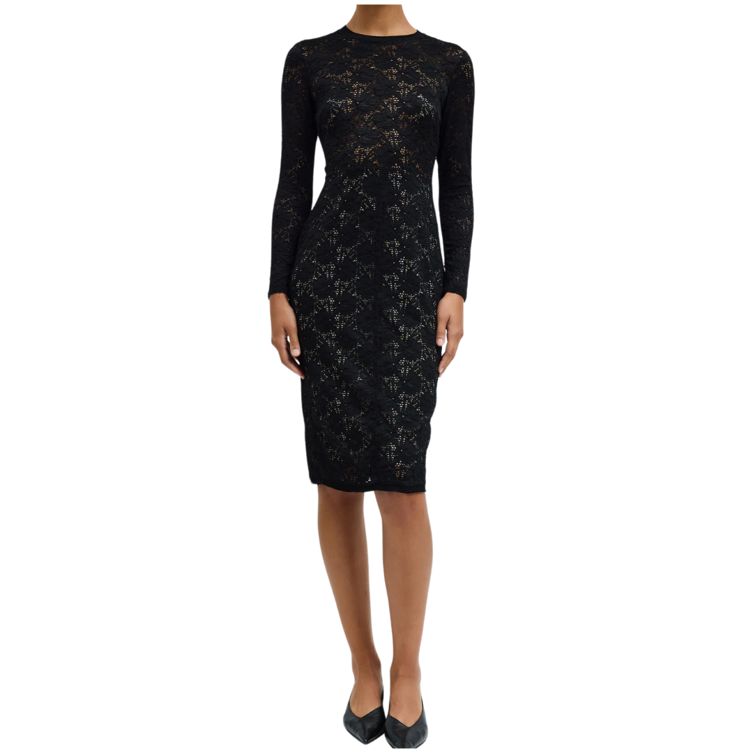 Elegant Lace Dress for Women - Floral Embroidery A-Line Party Gown - Perfect for Weddings, Prom, Evening Events & Special Occasions