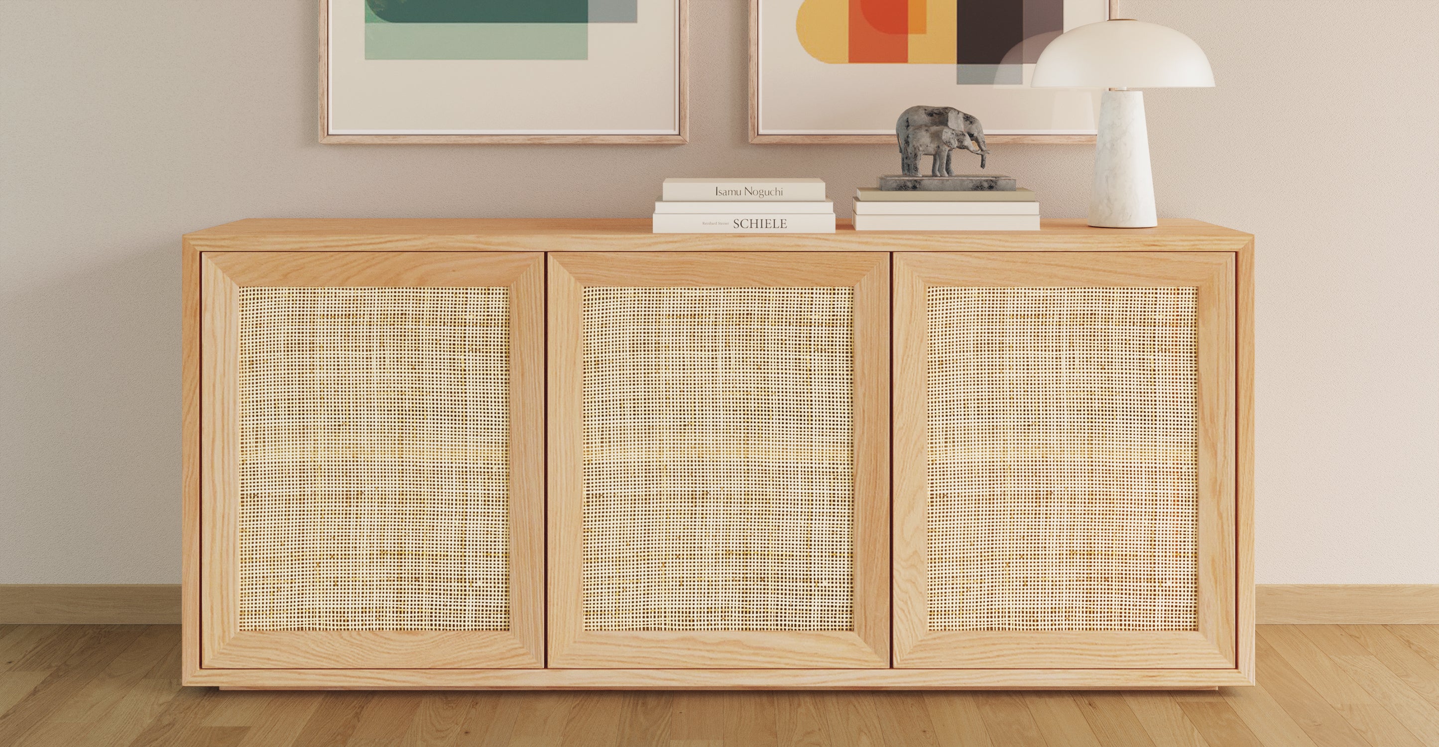 Tate 76 Sideboard - Modern Buffet Cabinet with 3 Drawers & 2 Doors for Dining Room Storage | Perfect for Home Decor, Living Room & Entryway Organization