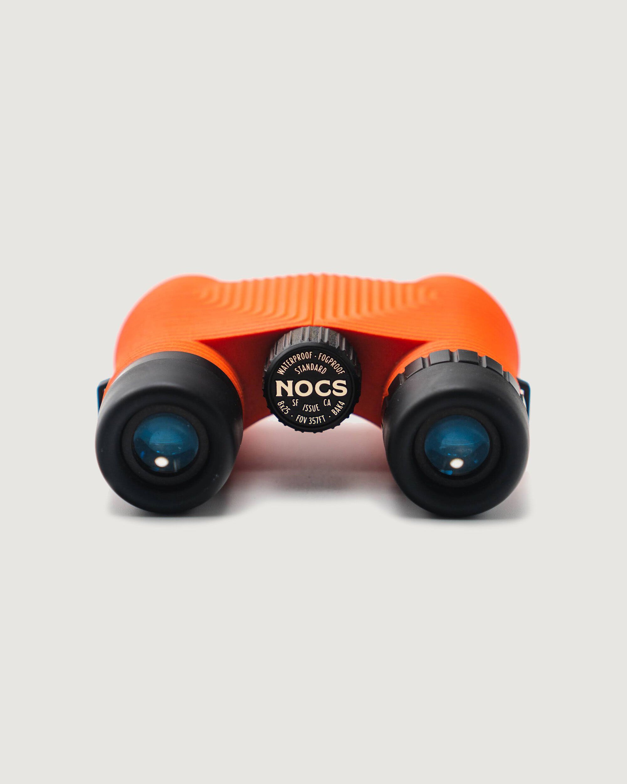 NOCS Standard Issue 8x25 WP Binoculars - Waterproof Compact Binoculars for Adults, High Definition Optics for Bird Watching, Hiking, Travel & Outdoor Adventures - Poppy Orange