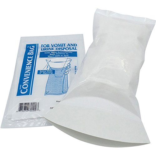 Motion Sickness Bags for Travel & Airplane - Disposable Convenience Bags for Nausea, Vomit & Urine Disposal - Perfect for Cars, Flights, Hospitals & Emergency Use