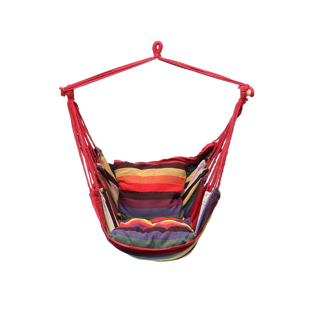 Comfortable Indoor & Outdoor Hammock Chair - Portable Swing Chair for Home, Dorm, Garden & Camping | Perfect Relaxation Gift for Hikers & Nature Lovers