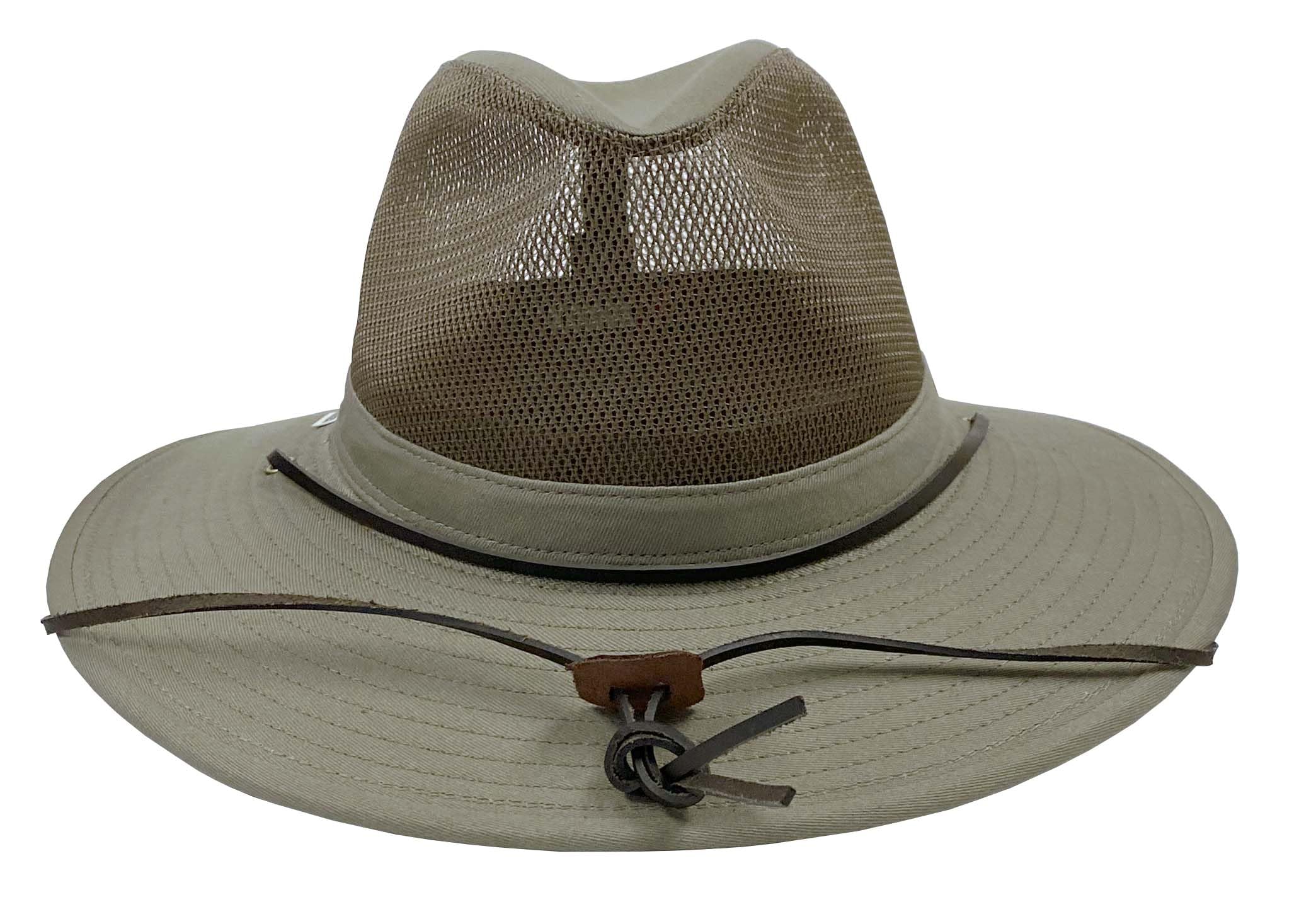 Broner Solarweave Breezer Hat for Men - Mesh Crown & Chinstrap for Outdoor Activities